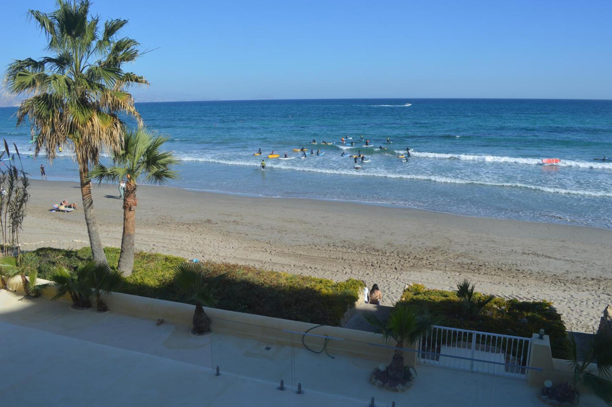 Maravilloso Apartamento Amanecer Cabo A Pie De Playa Y Mar En Chalet Roquetes Αλικάντε Εξωτερικό φωτογραφία