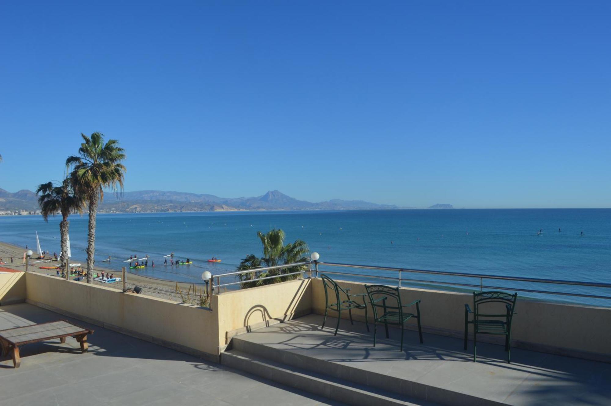 Maravilloso Apartamento Amanecer Cabo A Pie De Playa Y Mar En Chalet Roquetes Αλικάντε Εξωτερικό φωτογραφία