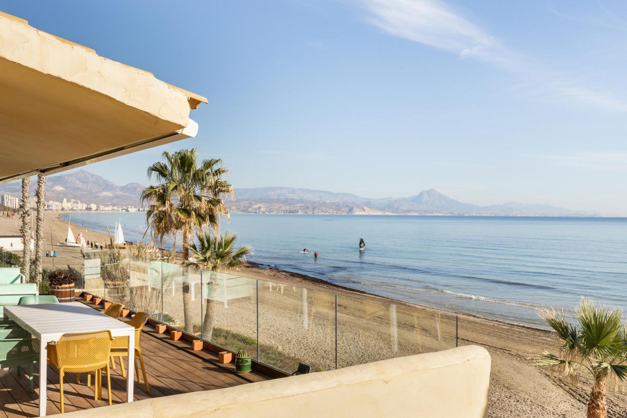 Maravilloso Apartamento Amanecer Cabo A Pie De Playa Y Mar En Chalet Roquetes Αλικάντε Εξωτερικό φωτογραφία