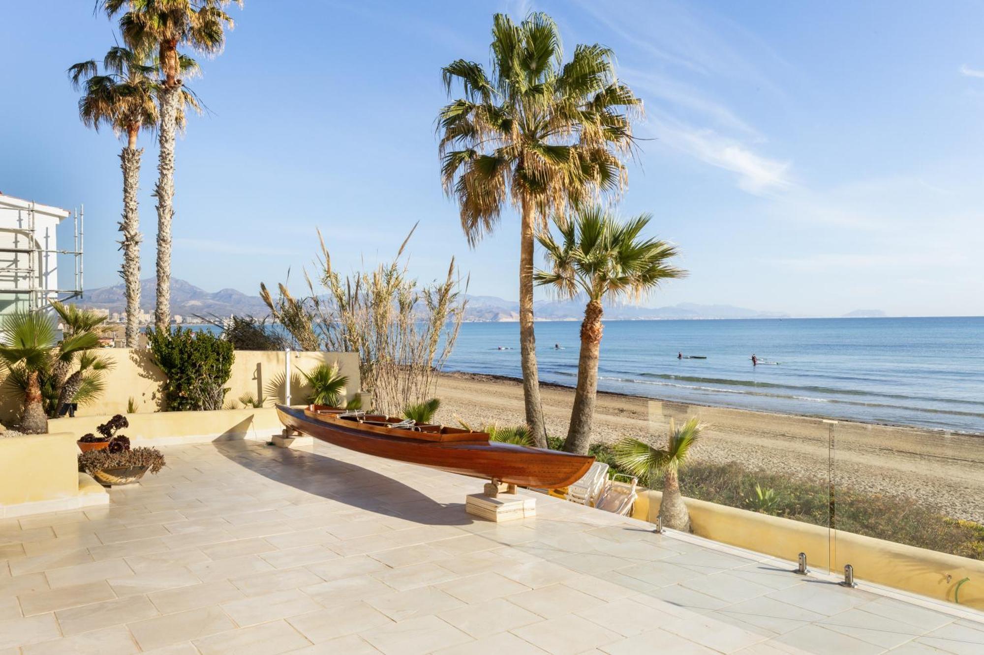 Maravilloso Apartamento Amanecer Cabo A Pie De Playa Y Mar En Chalet Roquetes Αλικάντε Εξωτερικό φωτογραφία